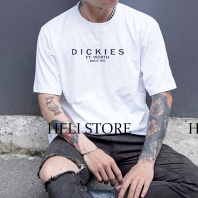 Áo thun Dickies - Teeshirt Dickies Original - Đen &amp; Trắng - Unisex nam nữ.