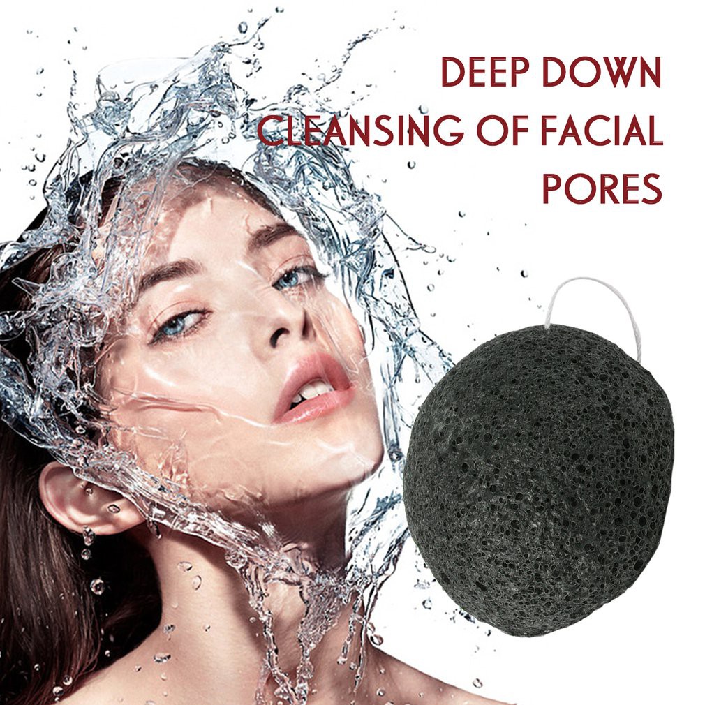 Bọt biển rửa mặt konjac thiên nhiên chăm sóc da