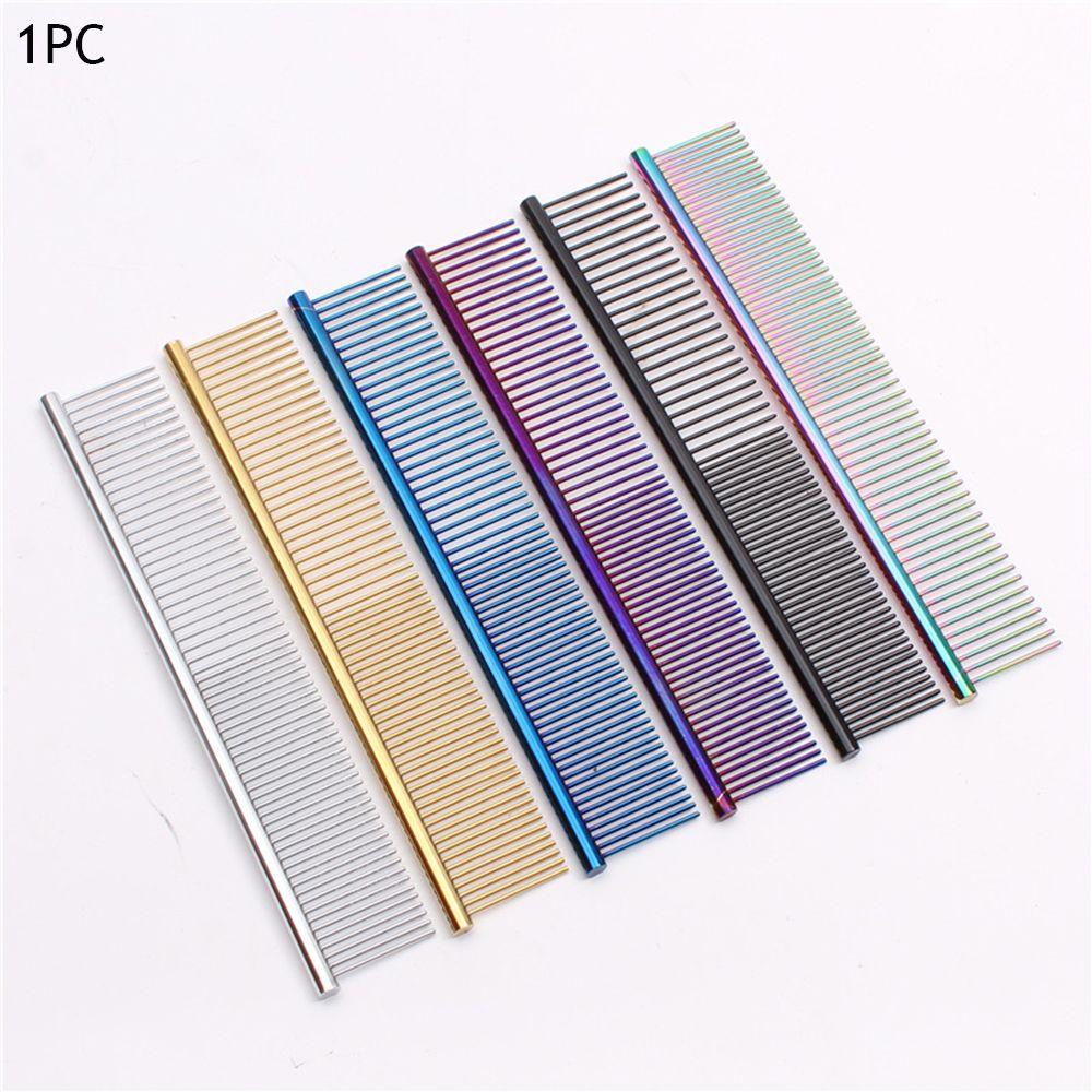 1 Lược Chải Lông Chất Liệu Kim Loại Dành Cho Thú Cưng
