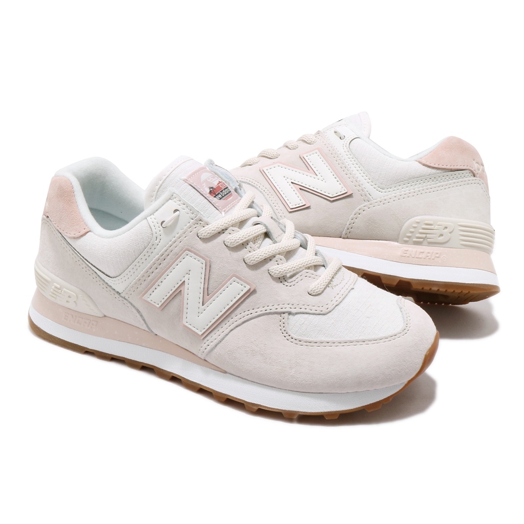 Giày New Balance 574 Hồng kem