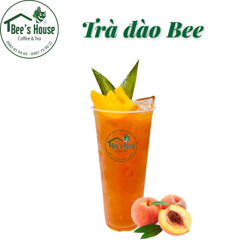 [ Bee’s House ] Trà đào Bee giao hàng hoả tốc Tphcm