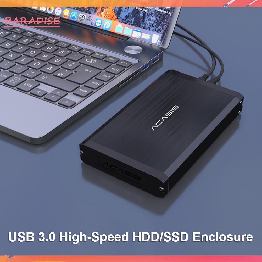 Hộp Đựng Ổ Cứng Ngoài Sata Hdd Usb 3.0 Bằng Hợp Kim Nhôm 2.5 / 3.5 Inch | BigBuy360 - bigbuy360.vn