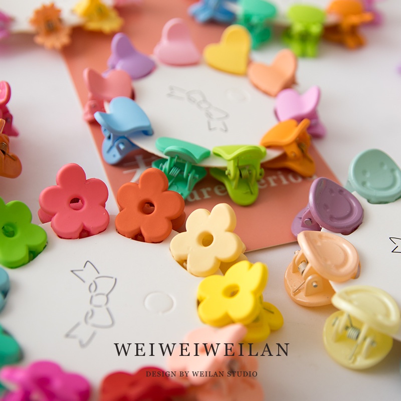 [Bộ 10] Kẹp Tóc Mini Dễ Thương Nhiều Màu Sắc Phụ Kiện Thời Trang Cho Bé AB026