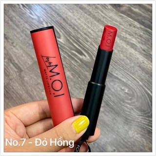 Son Thỏi Lì- Son MOI Hồ Ngọc Hà No7- Đỏ Hồng