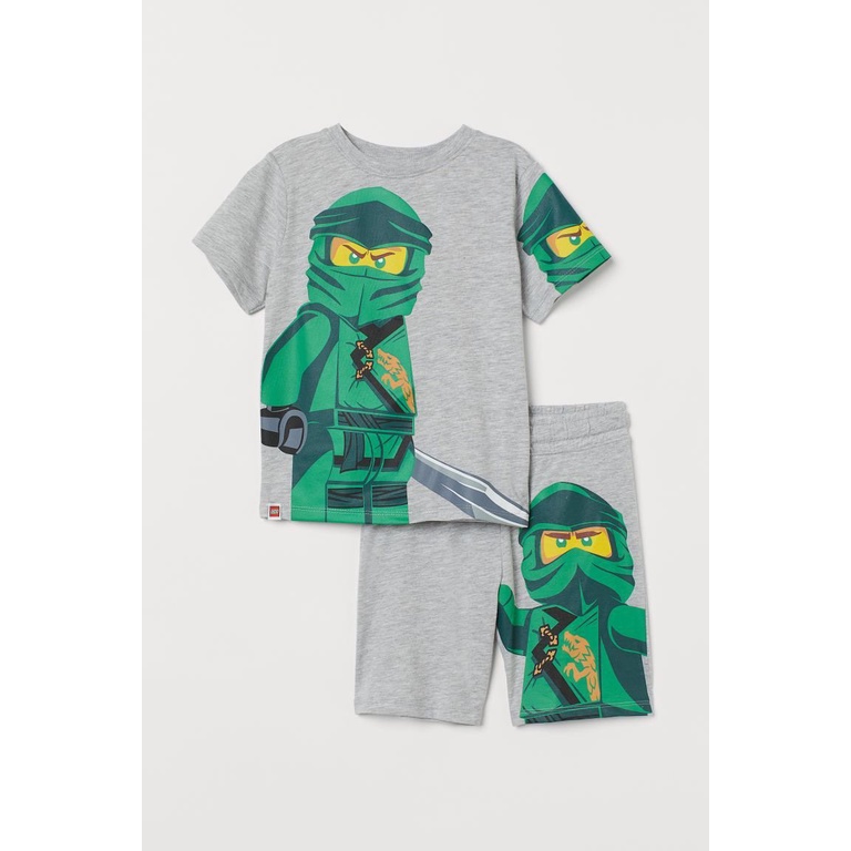 Bộ thun ngắn H.M nhiều mẫu siêu ngầu bé trai 11-32kg - Bigbabyshop