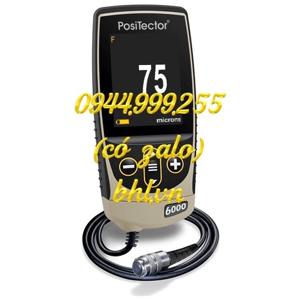 N0S3: Máy đo độ dày lớp sơn, phủ DeFelsko PosiTector 6000 N0S3 (0-625 µm, không từ tính, vẽ đồ thị) Defelsko Mỹ