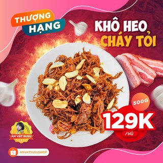 Hủ 500G Khô Heo Cháy Tỏi
