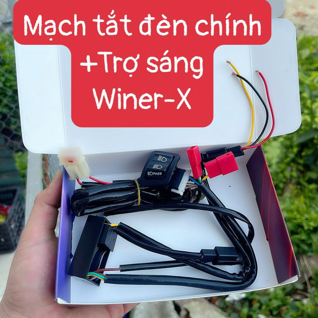 Mạch bật tắt đèn và trợ sáng bi mini dành riêng cho xe Winner X