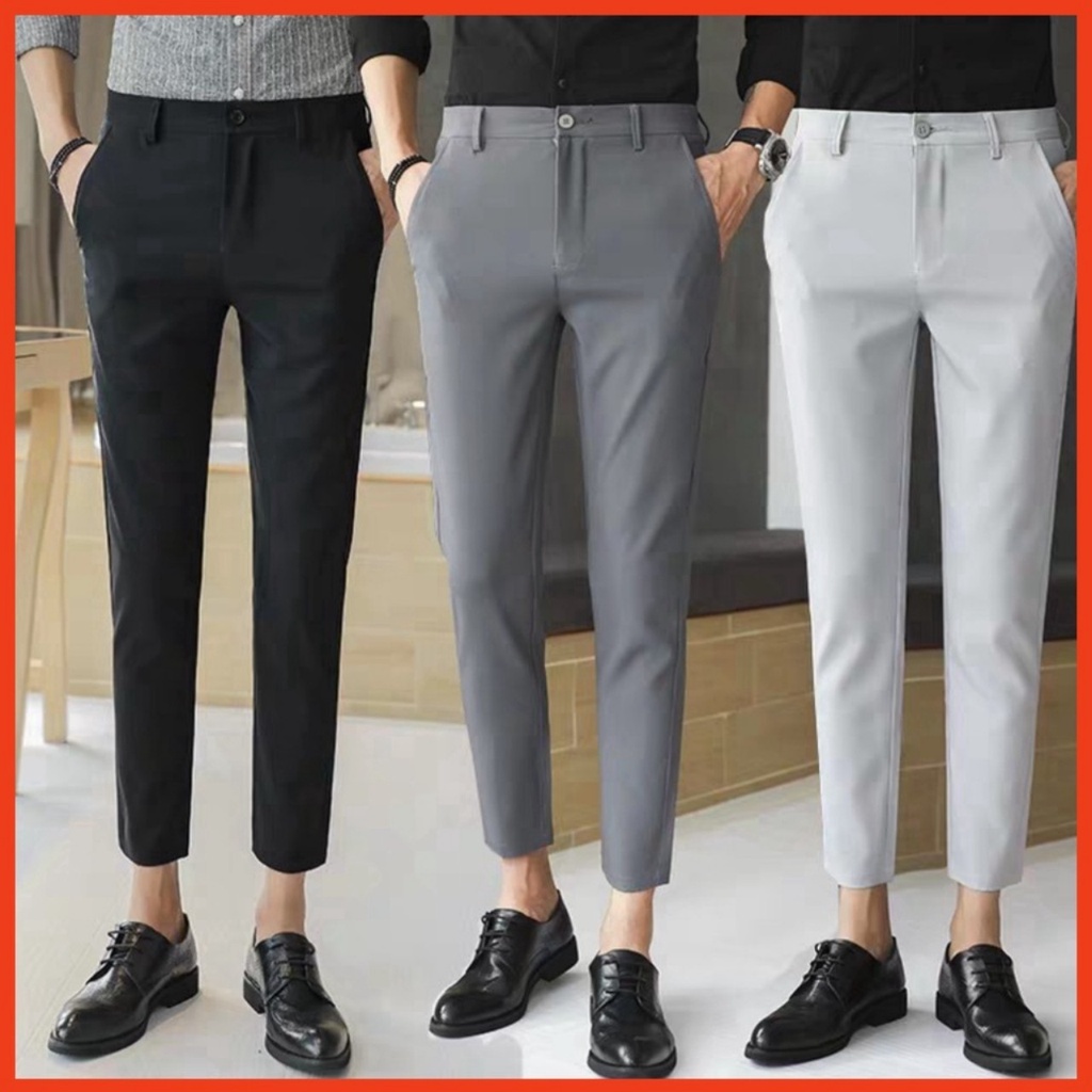 QUẦN TÂY ÂU NAM QUẦN TÂY NAM ÔM DÁNG BODY ỐNG CÔN CHẤT VẢI CAO CẤP CO GIÃN NHẸ