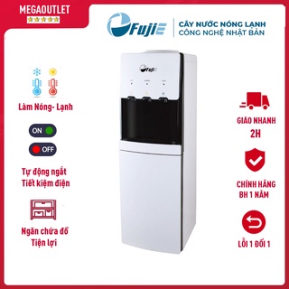 Cây nước nóng lạnh nhập khẩu Nhật Bản FujiE WDBD20E, máy làm nóng lạnh nước uống bình lọc nước gia đình- Bảo hành 2 năm