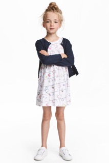 Váy bé gái HM auth sale ngọt