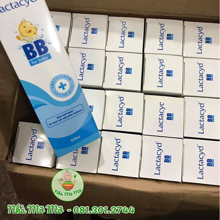 Lactacyd BB 250mL Sữa Tắm Cho Bé - Nhà Mỡ Mỡ