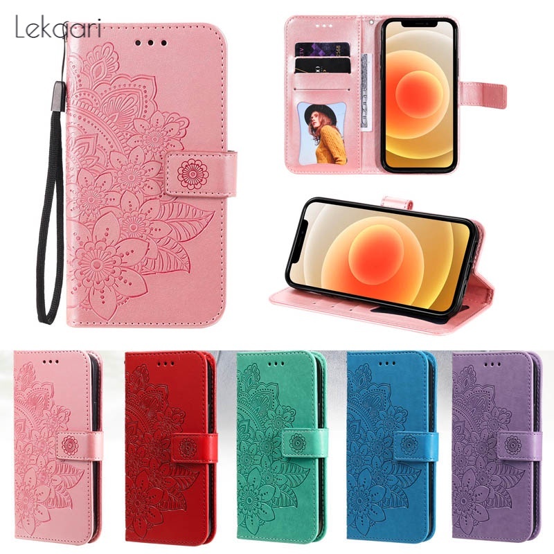 Ốp Điện Thoại Da Nắp Gập Có Ngăn Đựng Thẻ Dành Cho Samsung Galaxy S22 A34 A23 A52 A42 A52 A72 A52s A32 M32 M23 M13 Ultra Plus