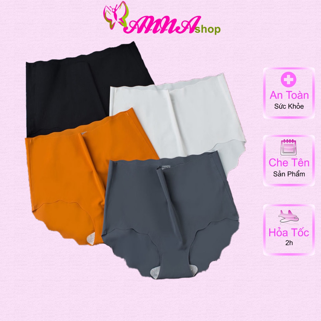 Quần lót nữ su đúc thun lạnh lưng cao không đường may, trẻ trung, thoải mái, thoát mát (MS 03050) Anna Shop