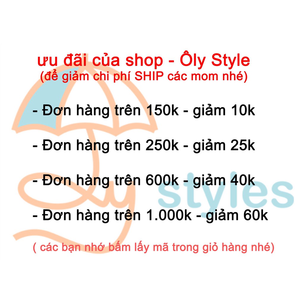 bộ dài tay pettit vải mát 6m-24m Oly styles Việt Nam