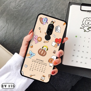 Ốp lưng  Xiaomi Redmi 8 - Lưng nhám viền dẻo in 2D