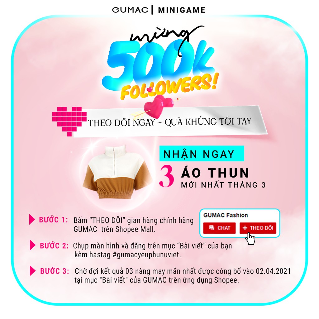 [Mã WABRGULUV giảm tới 100K đơn 249K] Đầm suông nữ cổ đính ngọc DA10132 GUMAC | BigBuy360 - bigbuy360.vn