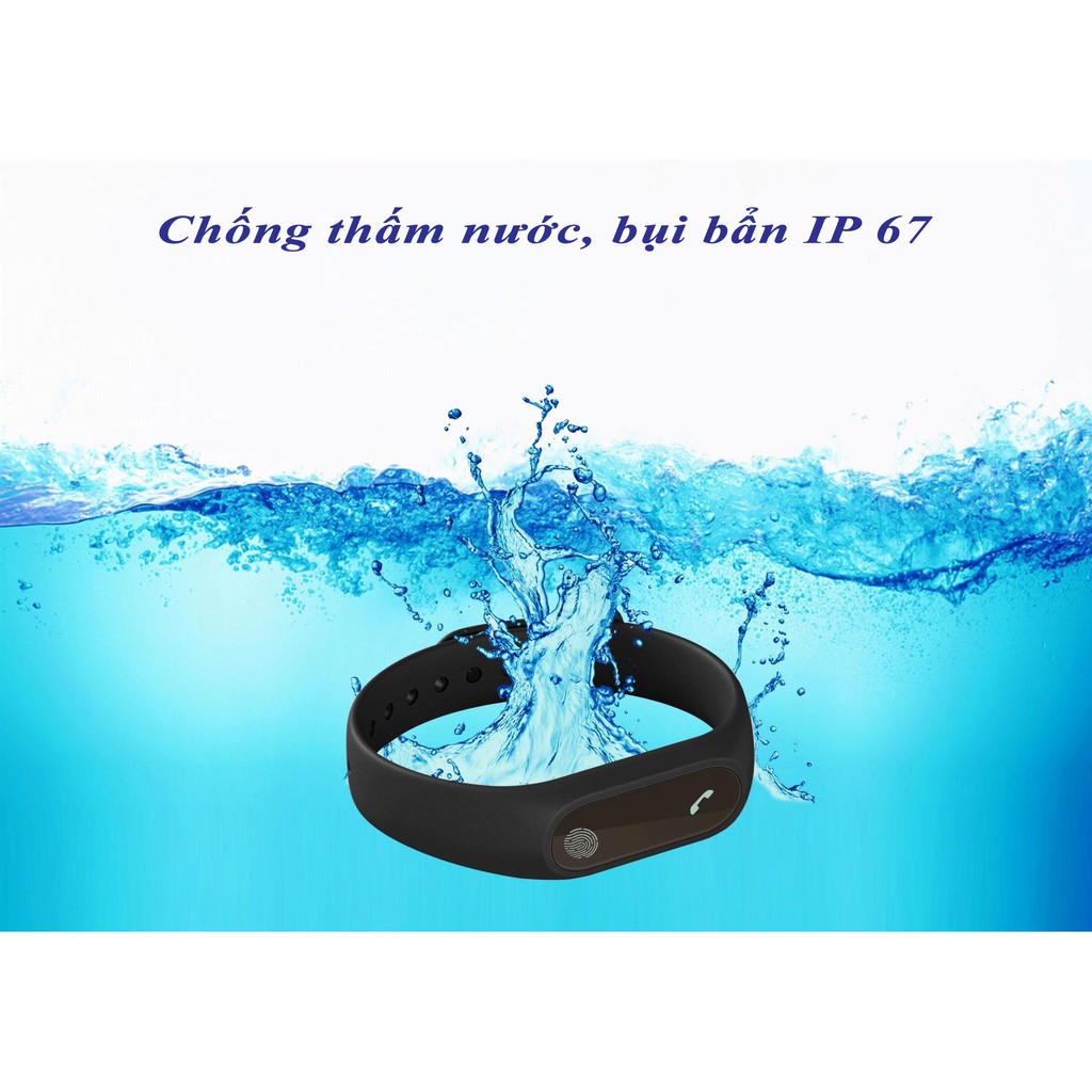 [Free ship] Vòng Đeo Tay Thông Minh Smartband M2 - Theo dõi nhịp tim