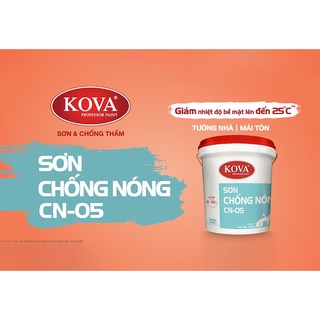 Sơn chống nóng kova giảm nhiệt độ dùng cho mọi bề mặt