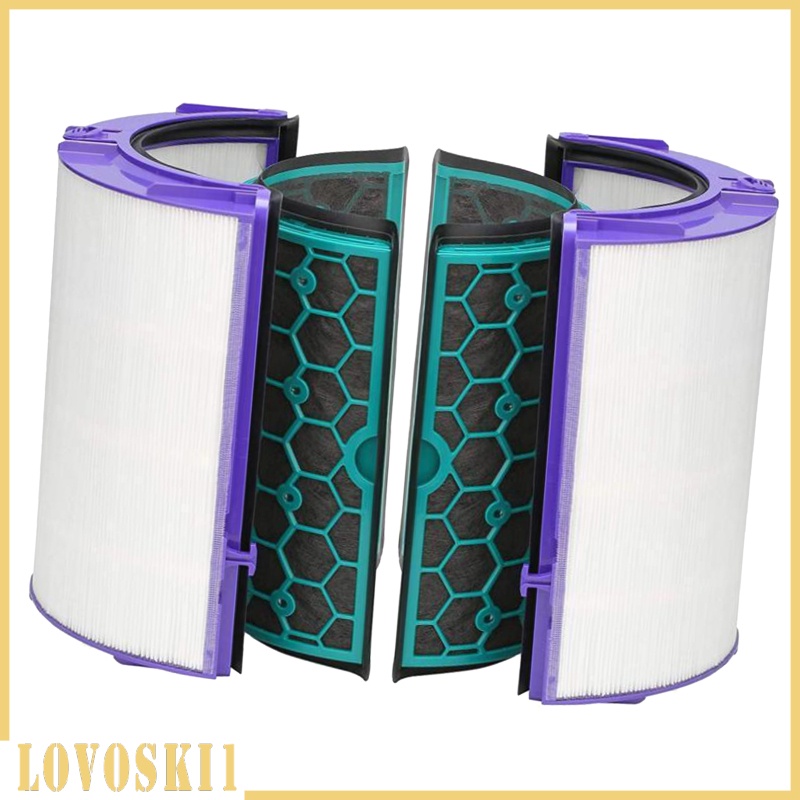 [LOVOSKI1]Glass HEPA Filter &amp; Inner Activated Carbon Filter for Dyson DP04/HP04/TP04