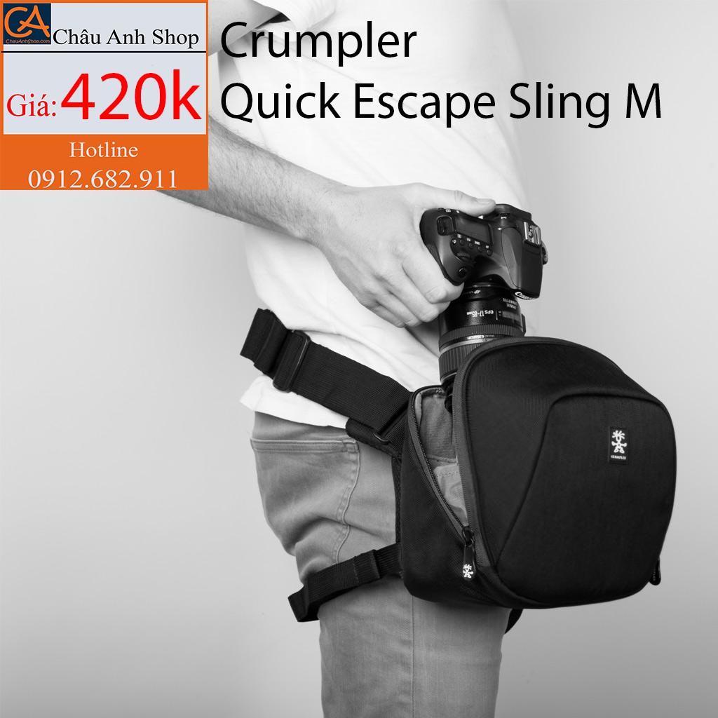 HÌNH THẬT Túi máy ảnh Crumpler Quick Escape Sling M Có ngăn iPad thumbnail