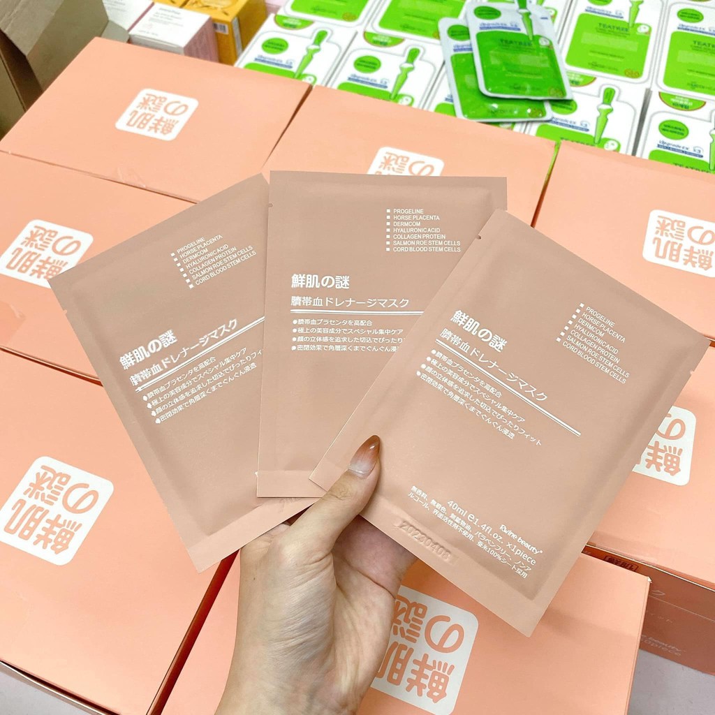 Mặt Nạ Nhau Thai Cuống Rốn Rwine Beauty Stem Cell Placenta Mask 40ml