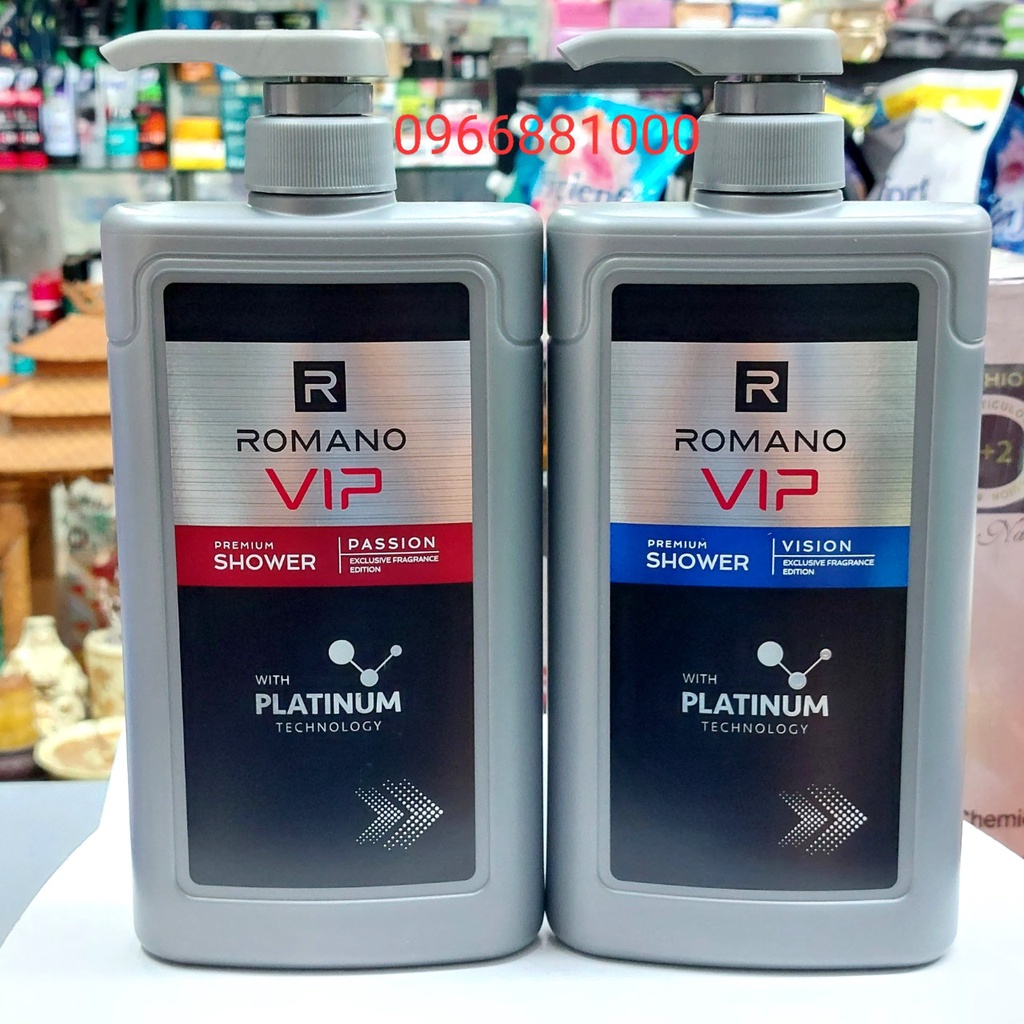 Romano VIP Sữa Tắm 650g Passion. Vission