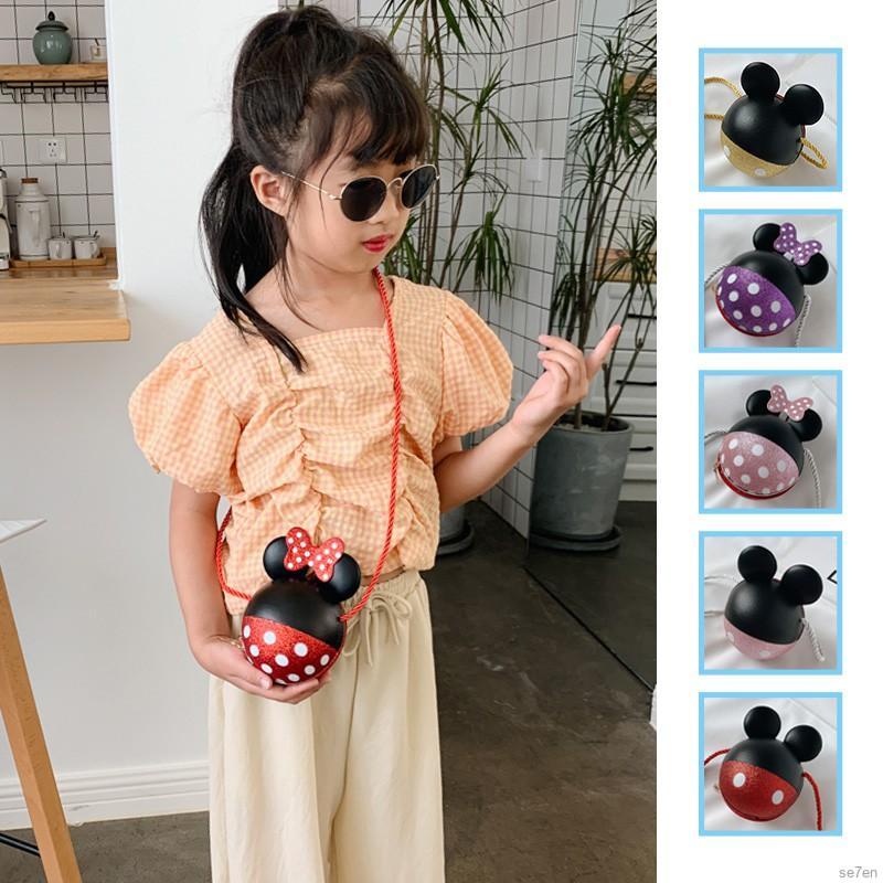 Túi đeo vai hình chuột Minnie dễ thương cho bé gái