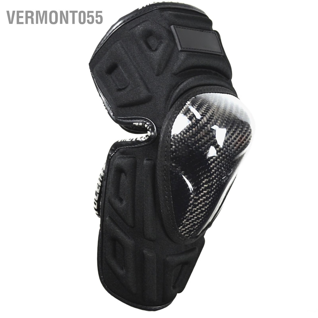 Có thể bán buôn Sợi carbon Xe máy Knee Pad Chống rơi Kính chắn gió Moto Shin Protector Guards Hàng giao ngayVermont055