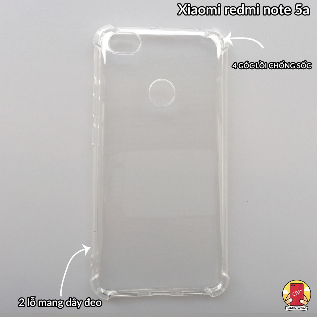 Ốp lưng cho Xiaomi Redmi Note 5A dẻo trong
