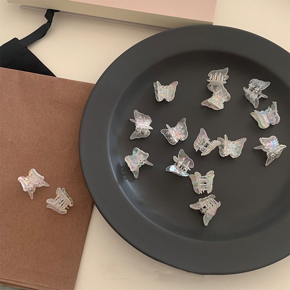 Bộ 10 Kẹp Tóc Đuôi Ngựa Màu Trong Suốt Xinh Xắn