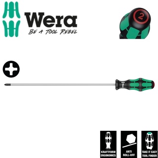Tua vít dài wera 350 ph screwdriver for phillips screws ph2 x 300mm wera 05008730001