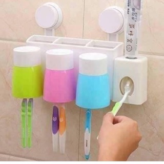 Nhả kem đánh răng 3 cốc