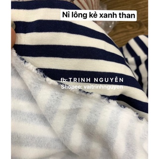 Vải nỉ lông cotton (Khổ 1m7)
