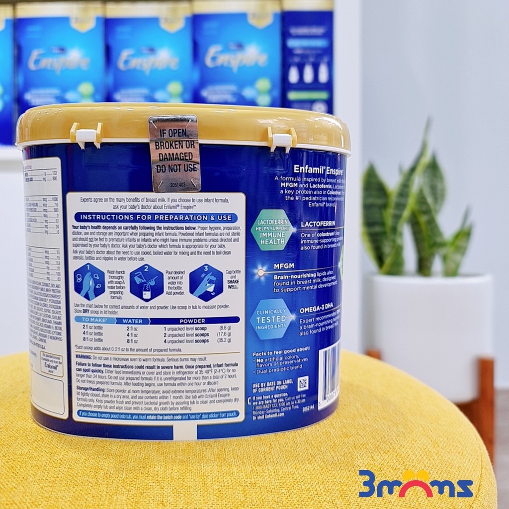 Sữa Bột Enfamil Enspire Infant Formula 581g