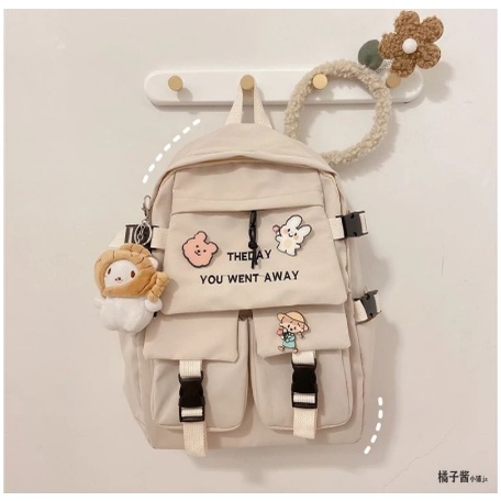 Balo đi học nam nữ du lịch thời trang, Balo nữ đẹp ulzzang cao cấp unisex đựng vừa laptop hàn quốc Wway114