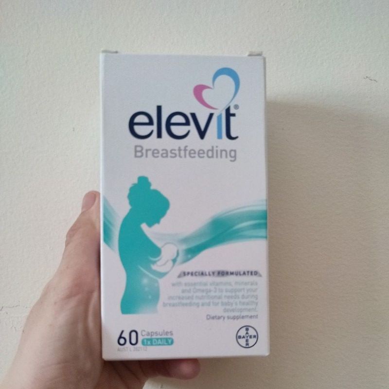 Mẫu mới- Elevit Breastfeeding lợi sữa sau sinh 60 viên