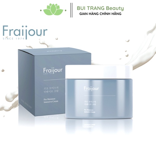 T3/2024 Kem dưỡng ẩm FRAIJOUR trắng da Pro Moisture Intensive Cream chiết xuất từ sữa gạo lên men 50g
