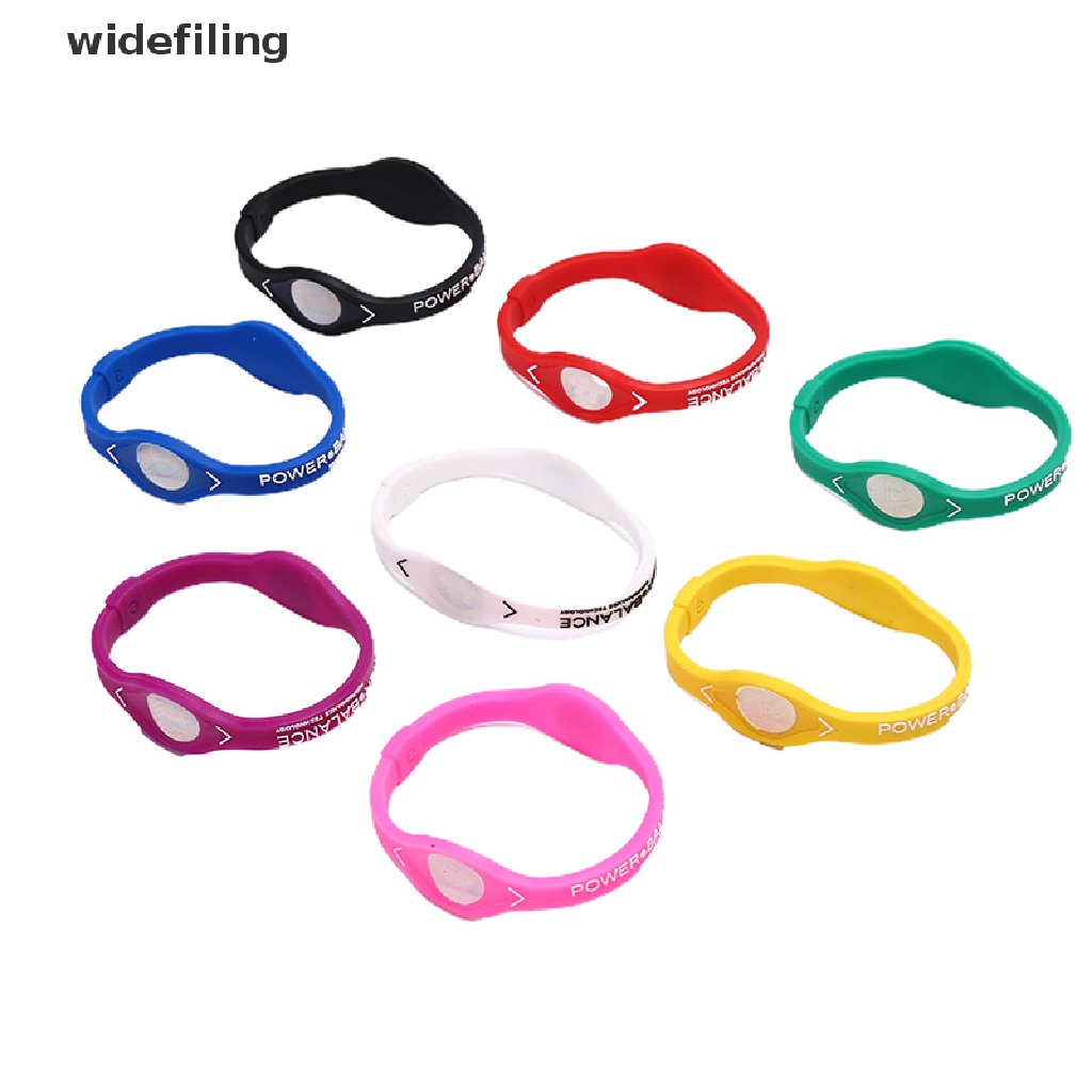 Vòng Đeo Tay Năng Lượng Cân Bằng Năng Lượng Bằng Silicone Ion Dành Cho Vòng Đeo Tay Thể Thao