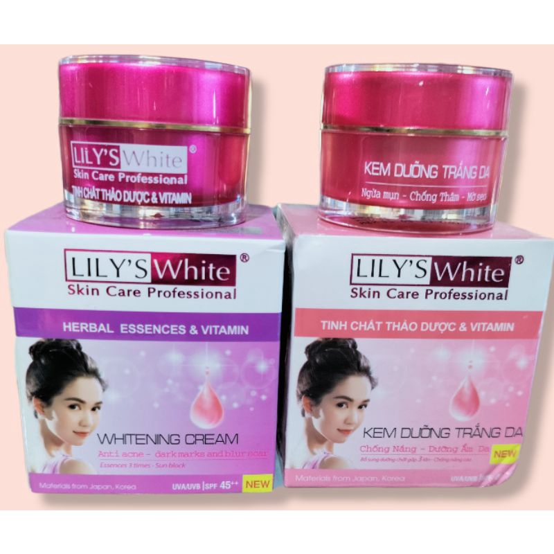 Kem Lily's White Dưỡng Trắng Da Ngăn Ngừa Mụn Thâm Mờ Sẹo