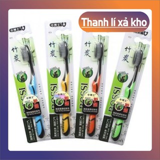 Bàn chải đánh răng 🧡 thanh lý xả kho 🧡 bàn chải than tre hoạt tính bossi hàn quốc - an toàn cho sức khỏe