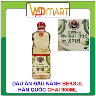 Dầu ăn đậu nành Beksul Hàn quốc chai 900ml