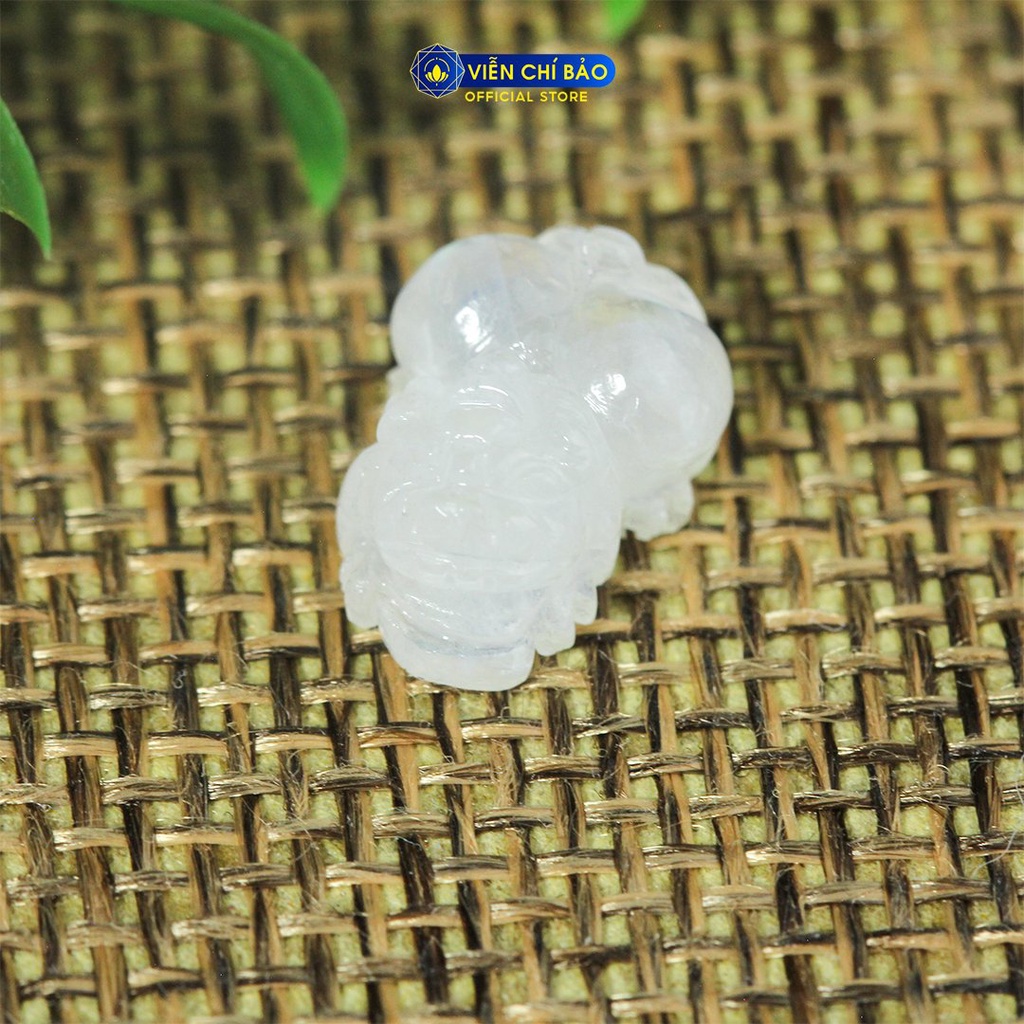 Mặt phong thuỷ tỳ hưu đá mặt trăng tự nhiên thời trang phụ kiện trang sức Viễn Chí Bảo M600049