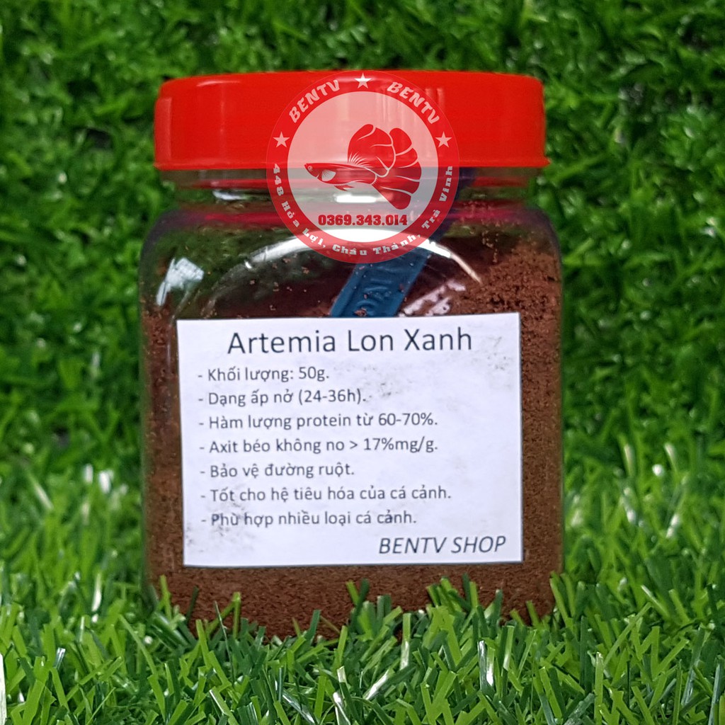 Trứng Artemia Ấp Nở Lon Xanh