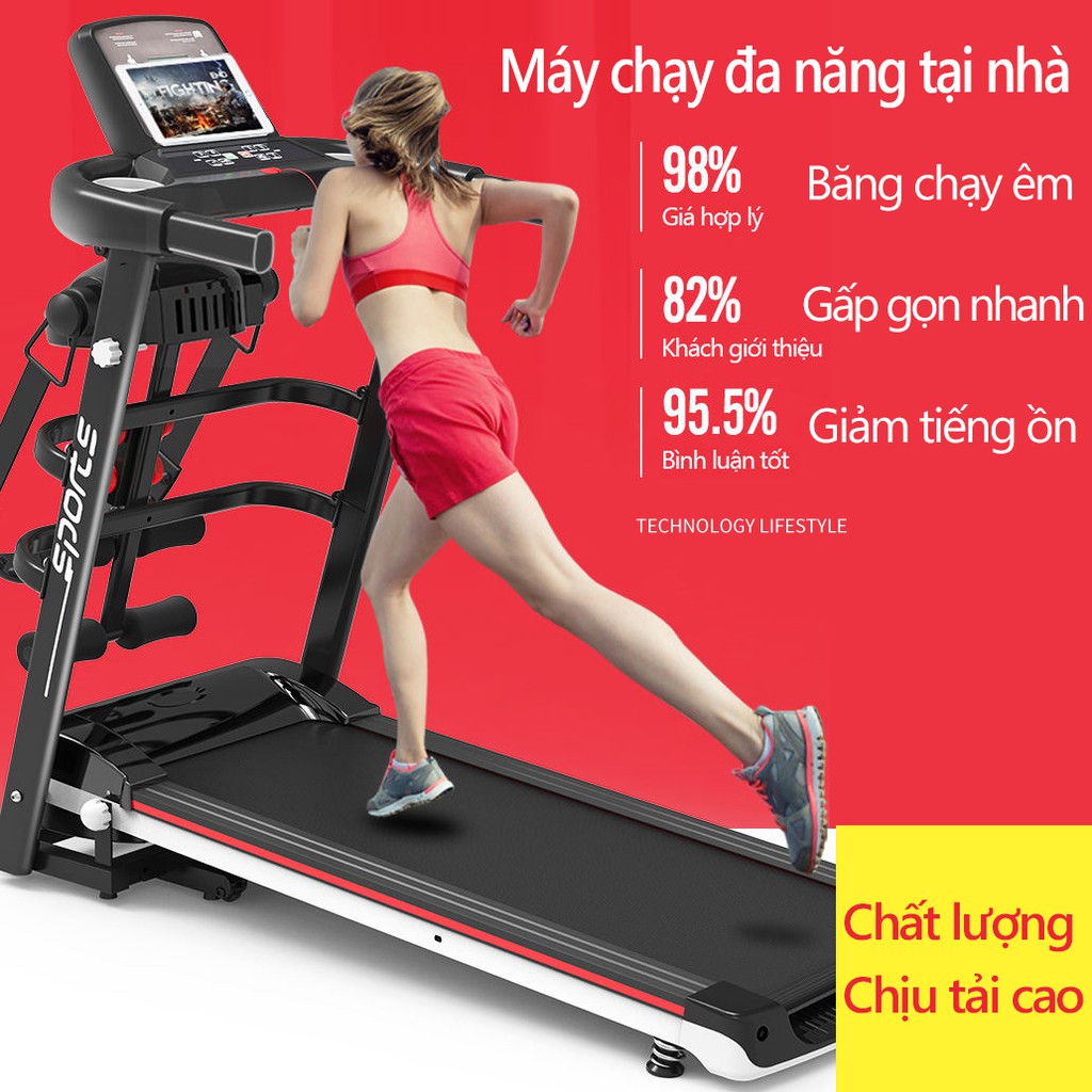 SPM7 Máy chạy bộ điện M7 đa chức năng tại nhà chạy giảm cân thon gọn máy chạy bộ gia dụng