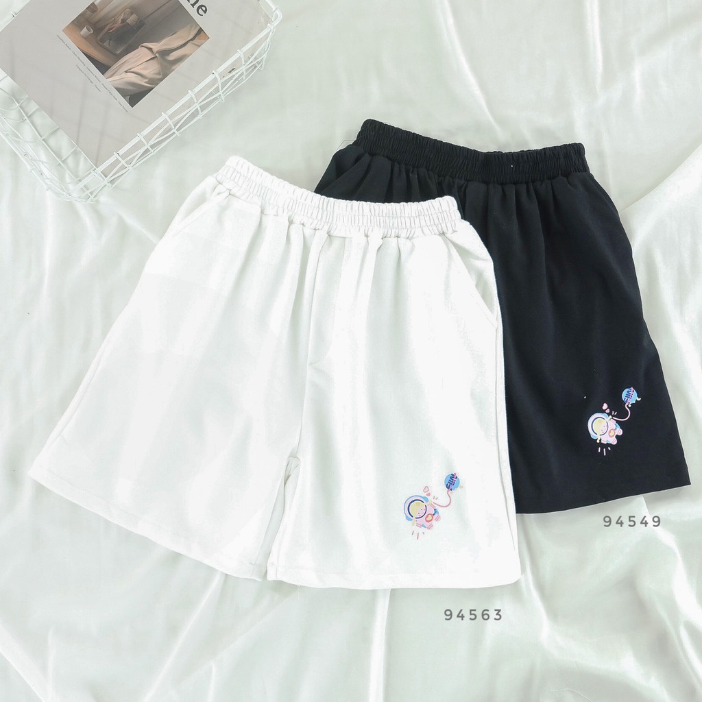 Quần short thun nữ basic ống rộng ulzzang - Made by Toneontone TOT | BigBuy360 - bigbuy360.vn