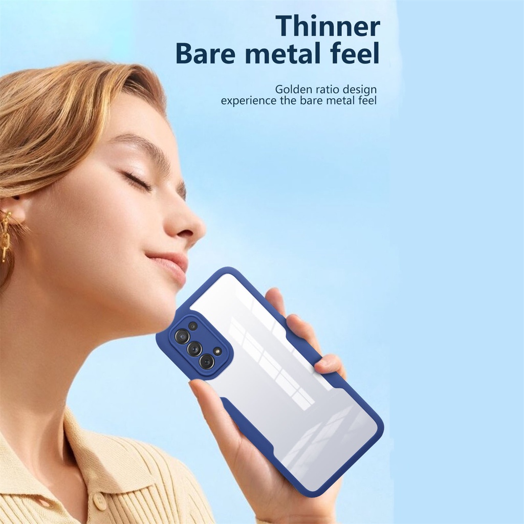 Ốp Điện Thoại Mềm Trong Suốt Bảo Vệ Toàn Diện 360 Độ Cho OPPO A16 A15 A15S A54 A53 A33 A9 A5 2020 A52 A92 A72