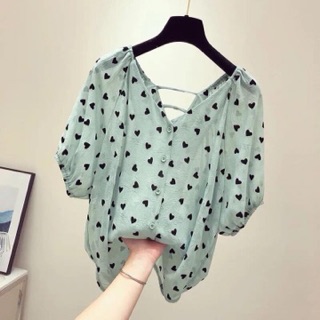 Áo trễ vai áo sơ mi