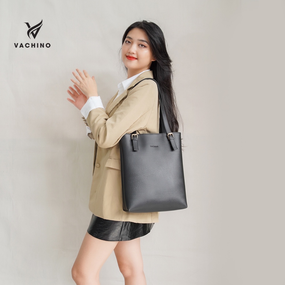 Túi TOTE da nữ thời trang VACHINO- TX003 Màu bò