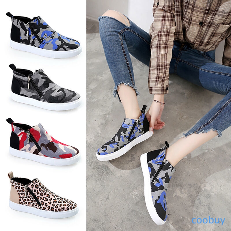 Giày lười màu Camo phong cách Camo